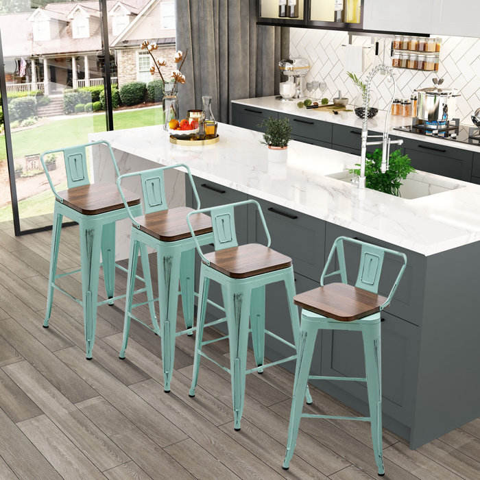 Sand & Stable Kaleo Swivel Stool & Reviews Wayfair